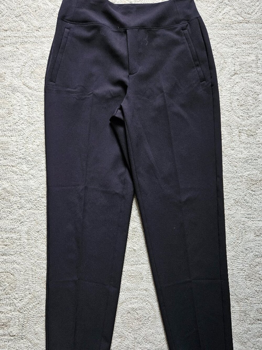 Athleta Endless High Rise Pants Black 8T 8 Tall Pull-On Casual Travel 533636